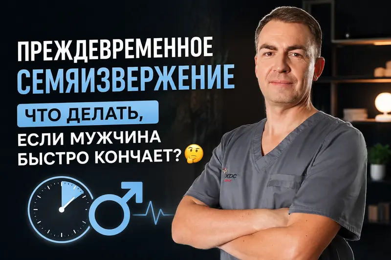 Преждевременное семяизвержение. Что делать, если мужчина быстро кончает? 🤔