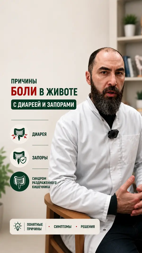 Причины боли в животе с диареей и запорами. Синдром раздраженного кишечника