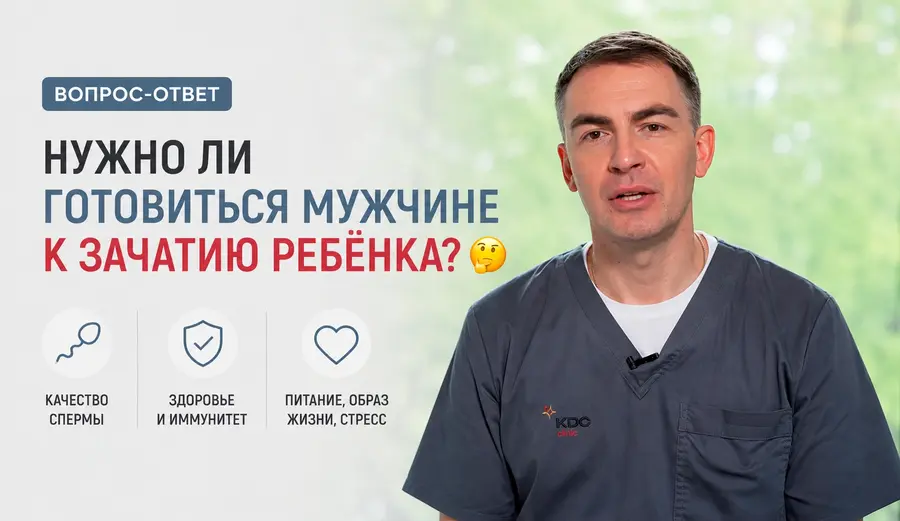 Нужно ли готовиться мужчине к зачатию ребёнка?