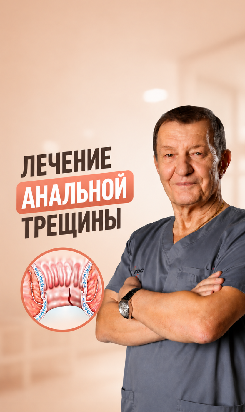 Современное лечение анальной трещины. Методики снятия спазма анального сфинктера.